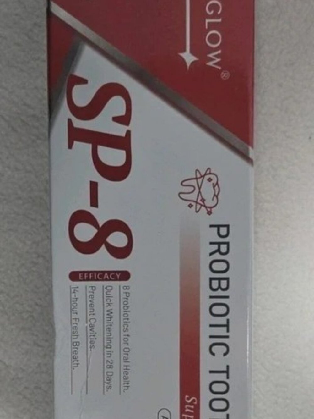 Astraglow Superprobiotic-8 SP-8 Probiotic Toothpaste Mint 100g Teeth Whitening